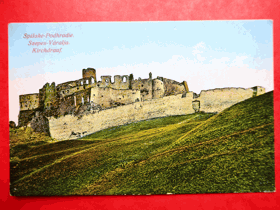 Spišský hrad - Szepesi vár - Zipser Burg (pohled)
