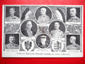 Vůdcové Rakousko - Uherské armády ve stavu válečném (pohled)