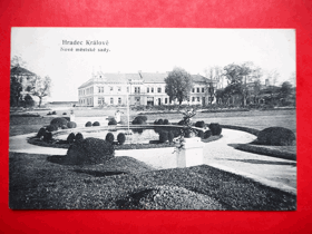 Hradec Králové - Königgrätz, Nové městské sady (pohled)