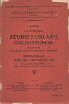 Studie z oblasti onomatopoje