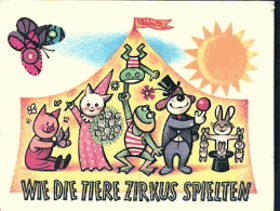 Wie die Tiere Zirkus spielen 3D POP UP BOOK