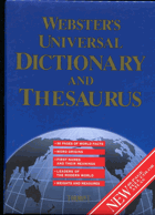 Webster's universal dictionary and thesaurus