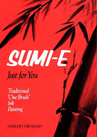 Sumi-e, Just For You. Traditional One Brush Ink Painting