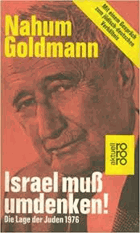 Israel muss umdenken! - die Lage d. Juden 1976