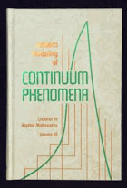 Modern Modeling of Continuum Phenomena