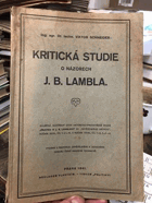 Kritická studie o názorech J.B. Lambla