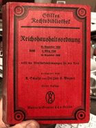 REICHSHAUSHALTSORDNUNG nebst den Wirtschaftsbestimmungen für das Reich (31. Dezember 1922, 8. ...