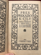 Přes překážky k cíli!, aneb, Úspěch i v nesnázích