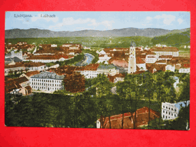 Lublaň - Ljubljana, Slovinsko (pohled)