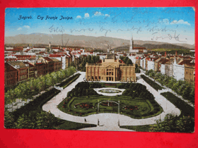Záhřeb - Zagreb - Agram - Zágráb, Chorvatsko (pohled)