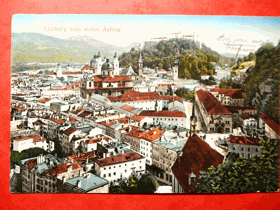 Salzburg, Rakousko (pohled)