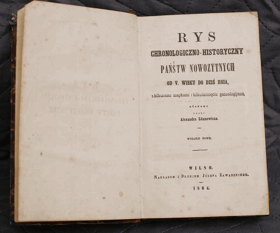 Rys chronologiczno-historyczny państw nowożytnych od V wieku do dziś dnia