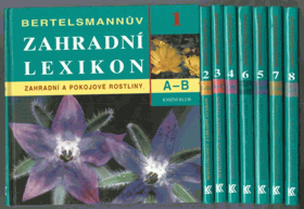 8SVAZKŮ Bertelsmannův zahradní lexikon 1 - 8. Zahradní a pokojové rostliny