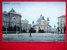 Kroměříž - Kremsier, Miličovo náměstí (pohled)