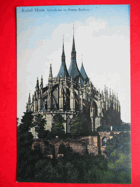 Kutná Hora - Kuttenberg, Velechrám sv. Panny Barbory (pohled)