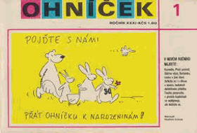 OHNÍČEK 31. ročník. Časopis československých dětí. Č.1 - 24