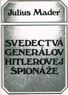 Svedectvá generálov Hitlerovej špionáže