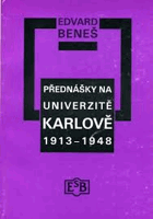 Přednášky na Univerzitě Karlově 1913-1948