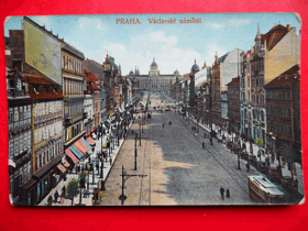 Praha - Prag - Prague, Václavské náměstí (pohled)