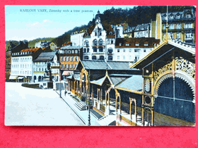 Karlovy Vary - Karlsbad (pohled)