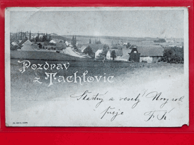 Tachlovice, okres Praha-západ, dlouhá adresa (pohled)