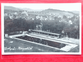 Volyně, okres Strakonice, koupaliště (pohled)