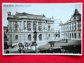 Liberec - Reichenberg, Městské divadlo (pohled)