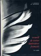 Recueil de textes littéraires français, XXe siècle