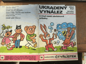 Ukradený vynález a čtyři další obrázkové příběhy ČTYŘLÍSTEK č. 16