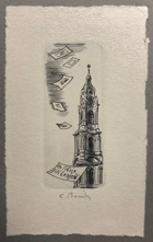 Orig. signované EX LIBRIS Cyril Bouda - Prof. MUDr. Jiří Lenfeld !!