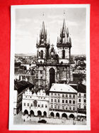Praha - Prag - Prague, Týnský chrám (pohled)