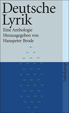 Deutsche Lyrik - eine Anthologie