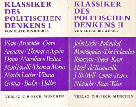 2SVAZKY Klassiker des politischen Denkens Bd I - II.