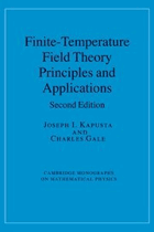 Finite-temperature field theory - principles and applications.