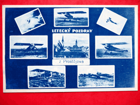 Letecký pozdrav z Prostějova, Prostějov - Proßnitz - Prościejów, (pohled)