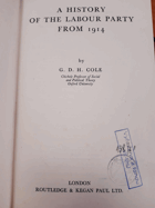 A History of the Labour Party from 1914