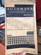 Automapa KOŠICE. Oficielní mapa Autoklubu republiky Československé v 29 listech