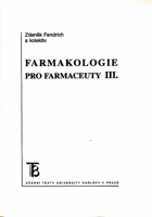 Farmakologie pro farmaceuty III