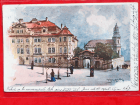 Praha - Prag - Prague, dlouhá adresa (pohled)