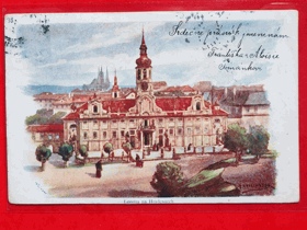 Praha - Prag - Prague, dlouhá adresa (pohled)