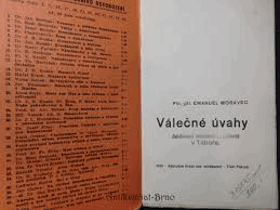 Válečné úvahy+Válečné možnosti ve střední Evropě a tažení v Habeši
