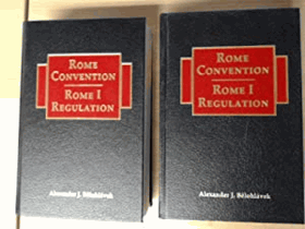 2SVAZKY 2VOLUMES!! Rome convention - Rome I regulation - commentary - new EU conflict-of-laws rules ...