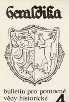 5SVAZKŮ Heraldika - bulletin pro základní historické vědy KOMPL. NAVAZUJÍCÍ ROČNÍKY Z ...