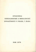 Zpravodaj Genealogické a heraldické společnosti v Praze