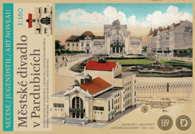 Model Městského divadla v Pardubicích - v měřítku 1:160