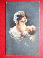 Portrét ženy s dítětem (pohled)