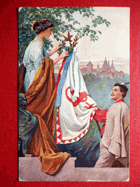 Pohlednice k X. sletu všesokolskému v Praze (pohled)