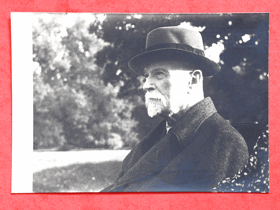 Poslední snímek T. G. Masaryka (pohled)