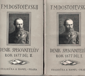 2SVAZKY Deník spisovatelův za rok 1876 I - II