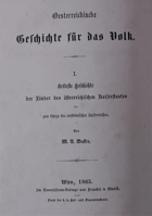 Aelteste Geschichte der Länder des österreichischen Kaiserstaates bis zum Sturze des ...